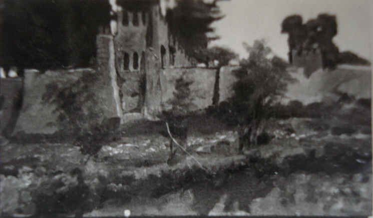 10-Il castello di Bornato-Immagine da negativo-Archivio Parrocchiale