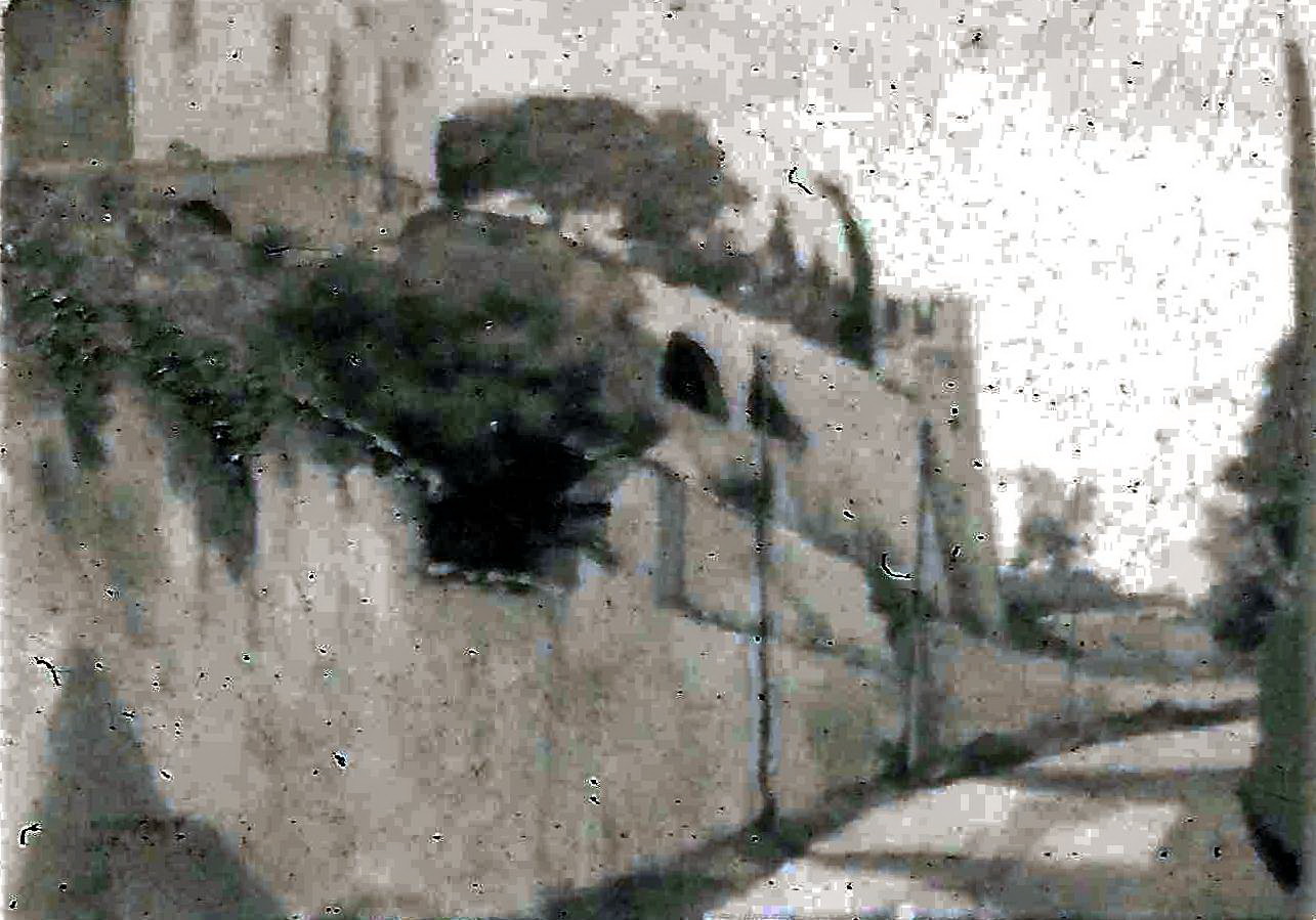 11-Il castello di Bornato-Immagine da negativo-Archivio Parrocchiale