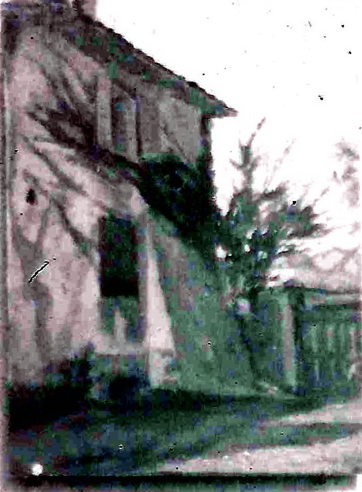 2-La canonica-Immagine da negativo-Archivio Parrocchiale