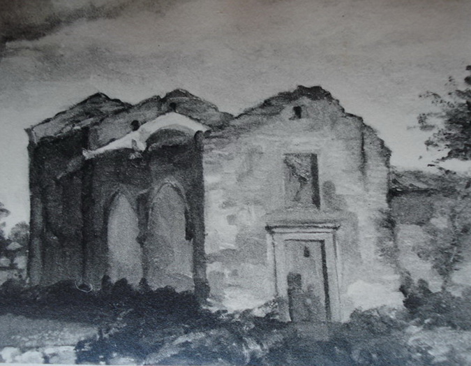 4-La Pieve vecchia di Bornato-Immagine da negativo-Archivio Parrocchiale