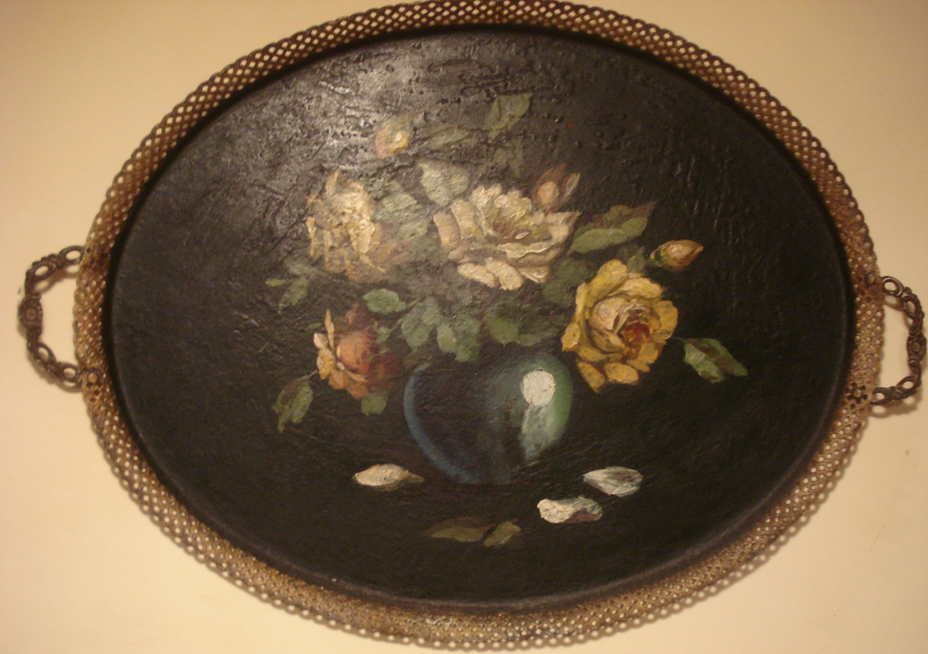 42-Fiori su vassoio-Dipinto-proprietà privata