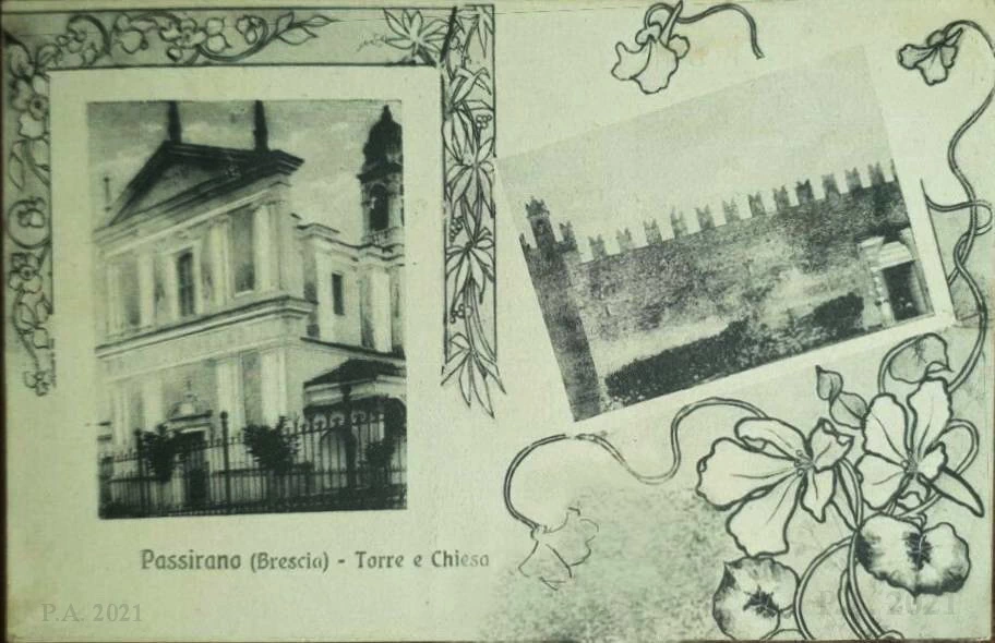 Il Castello e la Parrocchiale - anni '30'