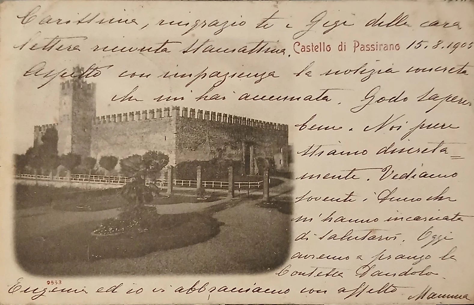 Il castello - 13/08/1905 (variate della n° 4)